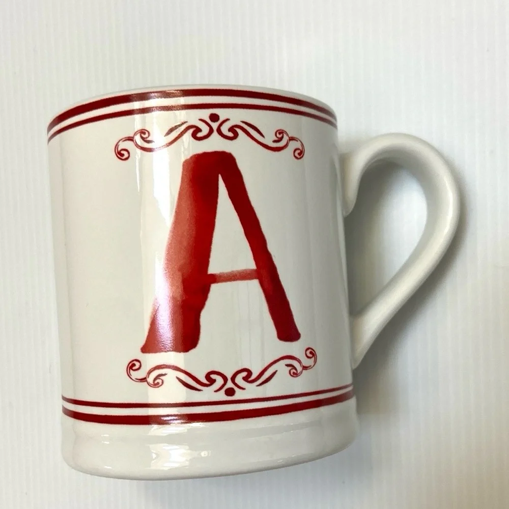 NWT Sur La Table Monogram 'A' Mug